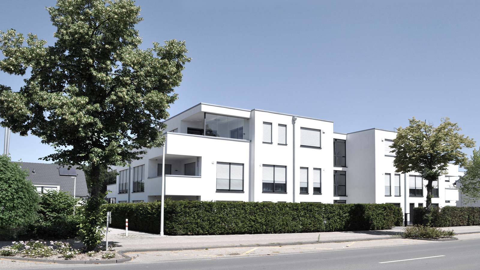 Neubau Mehrfamilienhaus, Schoo Immobilien in Nordwalde, Holtfrerich Architekten
